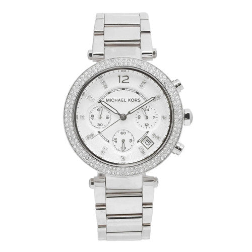 Michael Kors Parker Silver Dial Silver Steel Strap Watch for Women - MK5353 Buy Now By Michael Kors