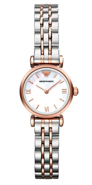 Emporio Armani Gianni Mother of Pearl Dial Two Tone Steel Strap Watch For Women - AR1764 Buy Now By Emporio Armani