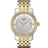 Tissot T Classic Bridgeport Silver Dial Two Tone Mesh Bracelet Watch For Men - T097.410.22.038.00 Buy Now By Tissot