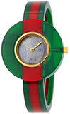 Gucci Vintage Web Mother of Pearl Dial Two Tone Plastic Strap Watch For Women - YA143403 Buy Now By Gucci