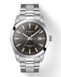 Tissot Gentleman Powermatic 80 Silicium Black Dial Silver Steel Strap Watch For Men - T127.407.11.061.01 Buy Now By Tissot