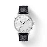 Tissot Everytime Desire Medium White Dial Black Leather Strap Watch For Men - T109.410.16.032.00 Buy Now By Tissot