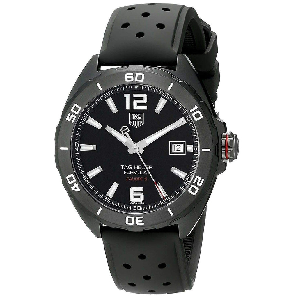 Tag Heuer Formula 1 Automatic Black Dial Black Rubber Strap Watch for Men - WAZ2115.FT8023 Buy Now By Tag Heuer