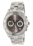 Marc Jacobs Blade Chronograph Brown Dial Silver Steel Strap Watch for Women - MBM8636 Buy Now By Marc Jacobs