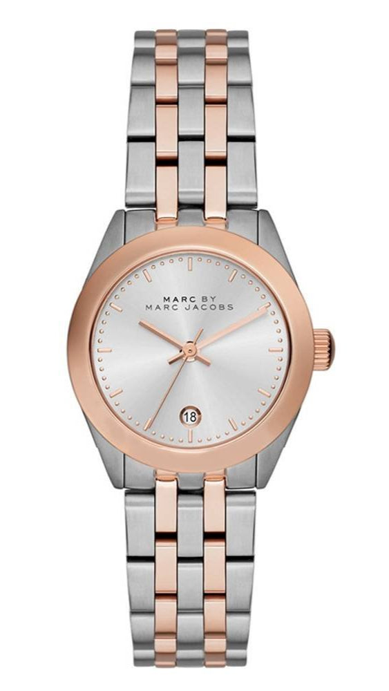 Marc Jacobs Peeker Silver Dial Two Tone Steel Strap Watch for Women - MBM3375 Buy Now By Marc Jacobs