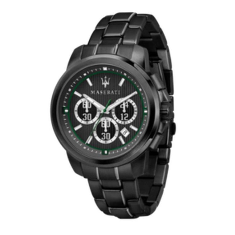 Maserati Royale Chronograph Black Dial Black Steel Strap Watch For Men - R8873637004 Buy Now By Maserati