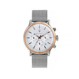 Maserati Epoca White Dial Chronograph Silver Mesh Bracelet Watch For Men - R8873618009 Buy Now By Maserati