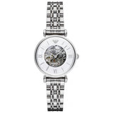 Emporio Armani Meccanico Mother of Pearl Dial Silver Steel Strap Watch For Women - AR1991 Buy Now By Emporio Armani