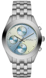 Marc Jacobs Peeker Chronograph Silver Dial Silver Steel Strap Watch for Women - MBM3371 Buy Now By Marc Jacobs