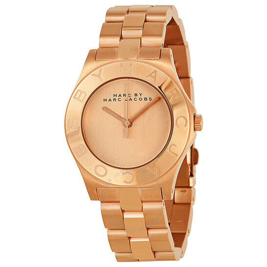 Marc Jacobs Blade Rose Gold Dial Rose Gold Steel Strap Watch for Women - MBM3127 Buy Now By Marc Jacobs