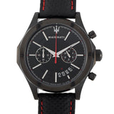 Maserati Circuito Black Dial Black Leather Strap Watch For Men - R8871627004 Buy Now By Maserati