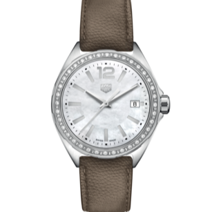 Tag Heuer Formula 1 Quartz Mother of Pearl Dial Brown Leather Strap Watch for Women - WBJ131A.FC8255 Buy Now By Tag Heuer
