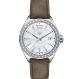Tag Heuer Formula 1 Quartz Mother of Pearl Dial Brown Leather Strap Watch for Women - WBJ131A.FC8255 Buy Now By Tag Heuer