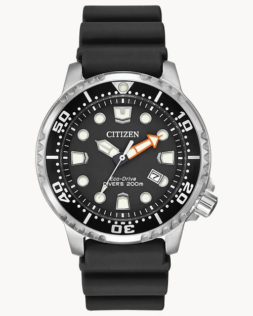 Citizen Eco Drive Pro Master Diver Black Dial Black Steel Strap Watch For Men - BN0150-28E Buy Now By Citizen