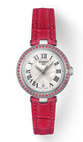 Tissot Bellissima Small Lady Diamonds Mother of Pearl Dial Red Leather Strap Watch For Women - T126.010.66.113.00 Buy Now By Tissot