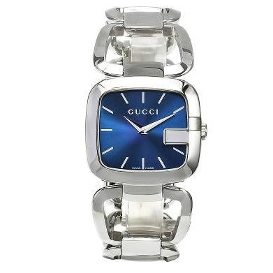 Gucci G Gucci Blue Dial Silver Steel Strap Watch For Women - YA125508 Buy Now By Gucci