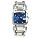 Gucci G Gucci Blue Dial Silver Steel Strap Watch For Women - YA125508 Buy Now By Gucci