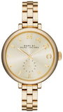 Marc Jacobs Sally Champagne Gold Dial Gold Steel Strap Watch for Women - MBM3363