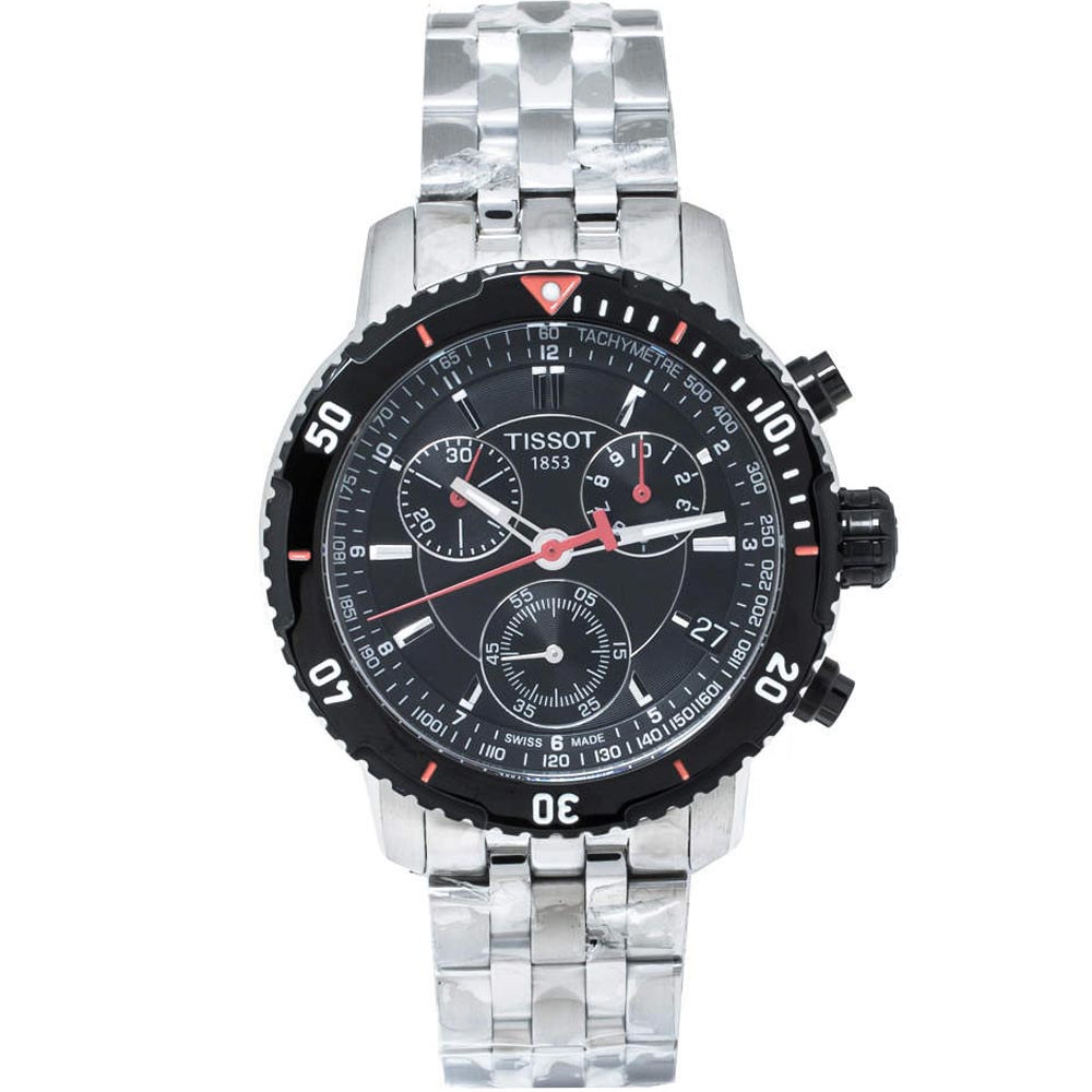 Tissot PRS 200 Chronograph Grey Dial Silver Steel Strap Watch For Men - T067.417.21.051.00 Buy Now By Tissot