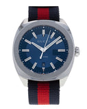 Gucci GG2570 Quartz Blue Dial Blue & Red Nylon Strap Watch For Men - YA142304 Buy Now By Gucci