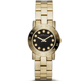 Marc Jacobs Amy Black Dial Gold Steel Strap Watch for Women - MBM3336 Buy Now By Marc Jacobs