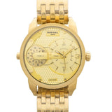 Diesel Mini Daddy Gold Dial Gold Steel Strap Watch For Men - DZ7306 Buy Now By Diesel