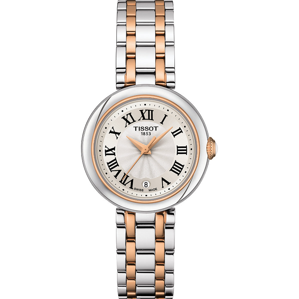 Tissot Bellissima Lady Small Mother of Pearl Dial Two Tone Steel Strap Watch For Women - T126.010.22.013.01 Buy Now By Tissot