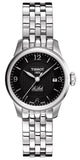Tissot Le Locle Small Automatic Black Dial Silver Steel Strap Watch For Women - T41.1.183.54
