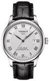Tissot Le Locle Powermatic 80 Silver Dial Black Leather Strap Watch For Men - T006.407.16.033.00 Buy Now By Tissot