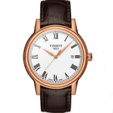 Tissot T Classic Carson White Dial Brown Leather Strap Watch For Men - T085.410.36.013.00 Buy Now By Tissot