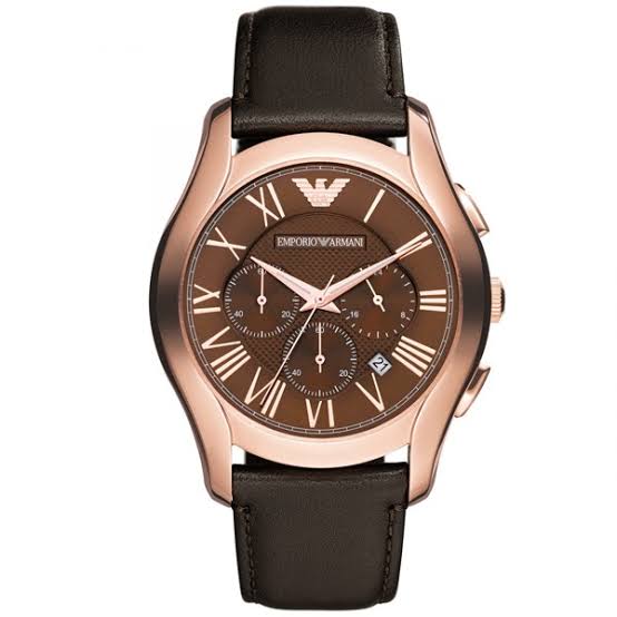 Emporio Armani Chronograph Brown Dial Brown Leather Strap Watch For Men - AR1701 Buy Now By Emporio Armani