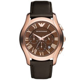 Emporio Armani Chronograph Brown Dial Brown Leather Strap Watch For Men - AR1701 Buy Now By Emporio Armani