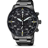 Citizen Sports Eco Drive Black Dial Black Steel Strap Watch For Men - CA0695-84E Buy Now By Citizen