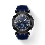 Tissot T Race Chronograph Blue Dial Blue Silicone Strap Watch For Men - T115.417.37.041.00 Buy Now By Tissot