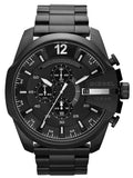 Diesel Mega Chief Chronograph Black Dial Black Steel Strap Watch For Men - DZ4283 Buy Now By Diesel