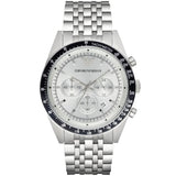Emporio Armani Sportivo Chronograph Silver Dial Silver Steel Strap Watch For Men - AR6073 Buy Now By Emporio Armani