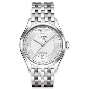 Tissot T Classic T One Automatic Silver Dial Silver Steel Strap Watch For Men - T038.430.11.037.00 Buy Now By Tissot