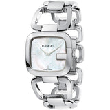 Gucci G-Class Mother of Pearl Dial Silver Steel Strap Watch For Women - YA125404 Buy Now By Gucci