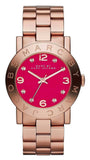 Marc Jacobs Amy Purple Dial Rose Gold Steel Strap Watch for Women - MBM8618 Buy Now By Marc Jacobs