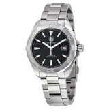 Tag Heuer Aquaracer Automatic Black Dial Silver Steel Strap Watch for Men - WAY2110.BA0928 Buy Now By Tag Heuer