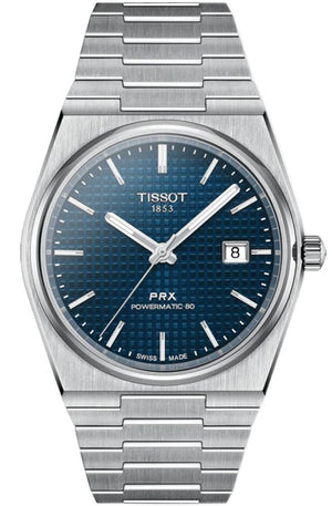 Tissot PRX Powermatic 80 Blue Dial Silver Steel Strap Watch For Men - T137.407.11.041.00 Buy Now By Tissot
