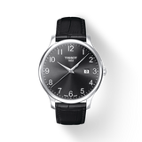 Tissot T Classic Tradition Black Dial Black Leather Strap Watch For Men - T063.610.16.052.00 Buy Now By Tissot