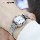 Tissot Lovely Square Silver Dial Silver Mesh Bracelet Watch For Women - T058.109.11.036.00 Buy Now By Tissot