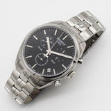Tissot T Classic PR 100 Chronograph Black Dial Silver Steel Strap Watch for Men - T101.417.11.051.00 Buy Now By Tissot