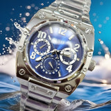 Guess Prodigy Chronograph Blue Dial Silver Steel Strap Watch For Men - GW0624G1 Buy Now By Guess