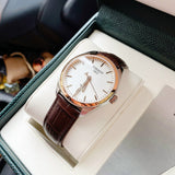 Tissot T Classic PR 100 Quartz White Dial Brown Leather Strap Watch for Men - T101.410.26.031.00 Buy Now By Tissot