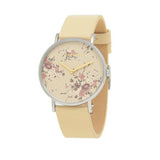Coach Perry Beige Floral Dial Beige Leather Strap Watch for Women - 14503293 Buy Now By Coach