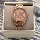 Michael Kors Janelle Three Hand Rose Gold Dial Two Tone Steel Strap Watch For Women - MK7135 Buy Now By Michael Kors