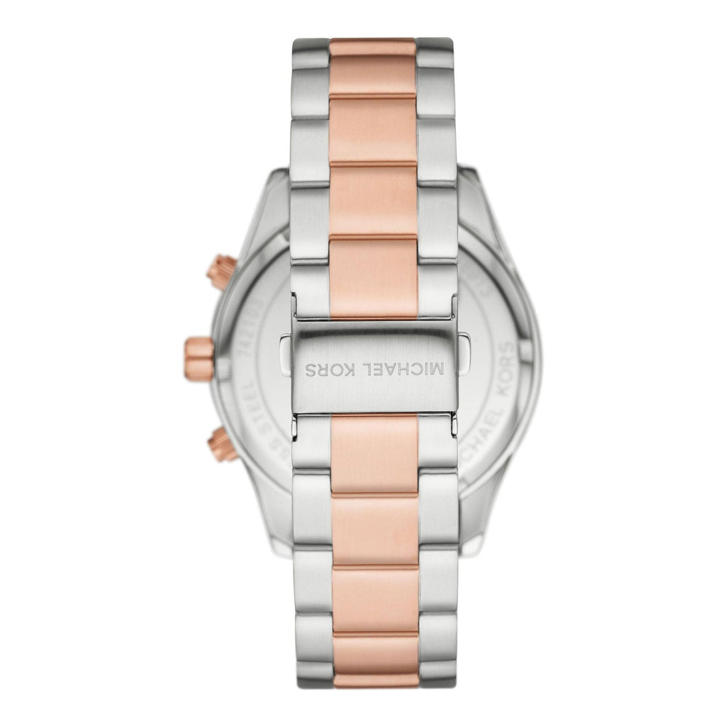 Michael Kors Layton Chronograph Black Dial Two Tone Steel Strap Watch For Men - MK8913 Buy Now By Michael Kors