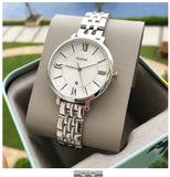 Fossil Jacqueline White Dial Silver Steel Strap Watch for Women - ES3631 Buy Now By Fossil